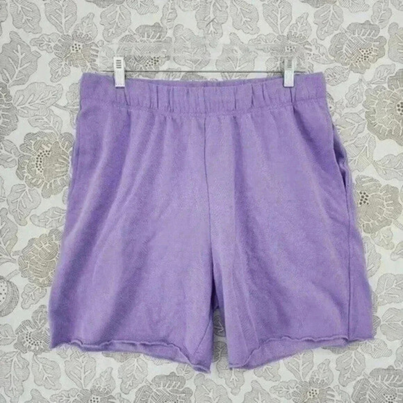 NWT AFRM Men's Sweat shorts Lilac Size‎ L - Picture 1 of 8